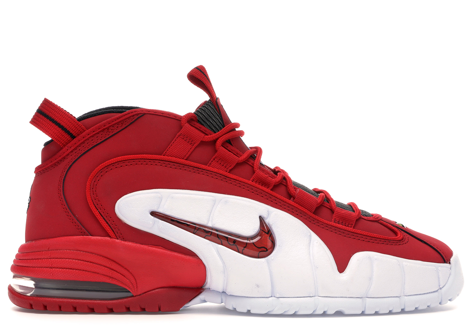 nike penny 1 red and white