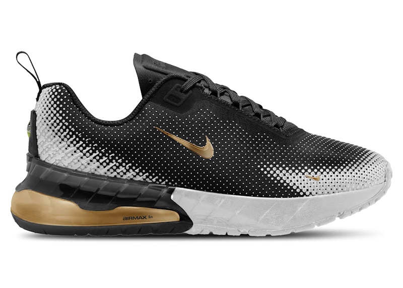 [ナイキ] エア マックス フェニックス [J AIR MAX PHOENIX] ブラック/ホワイト/メタリックゴールド HF7052-007 Nike Air Max Phoenix Black White Metallic Gold (GS) - HF7052-007 - US