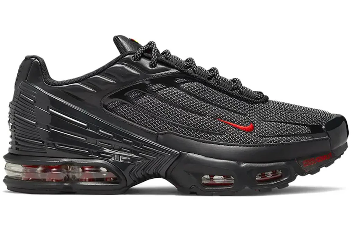 Nike Air Max Plus 3 Black Reflective Silver University Red