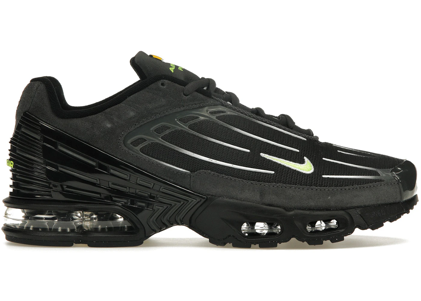 Nike Air Max Plus 3 Black Volt Men's - FQ2387-001 - US
