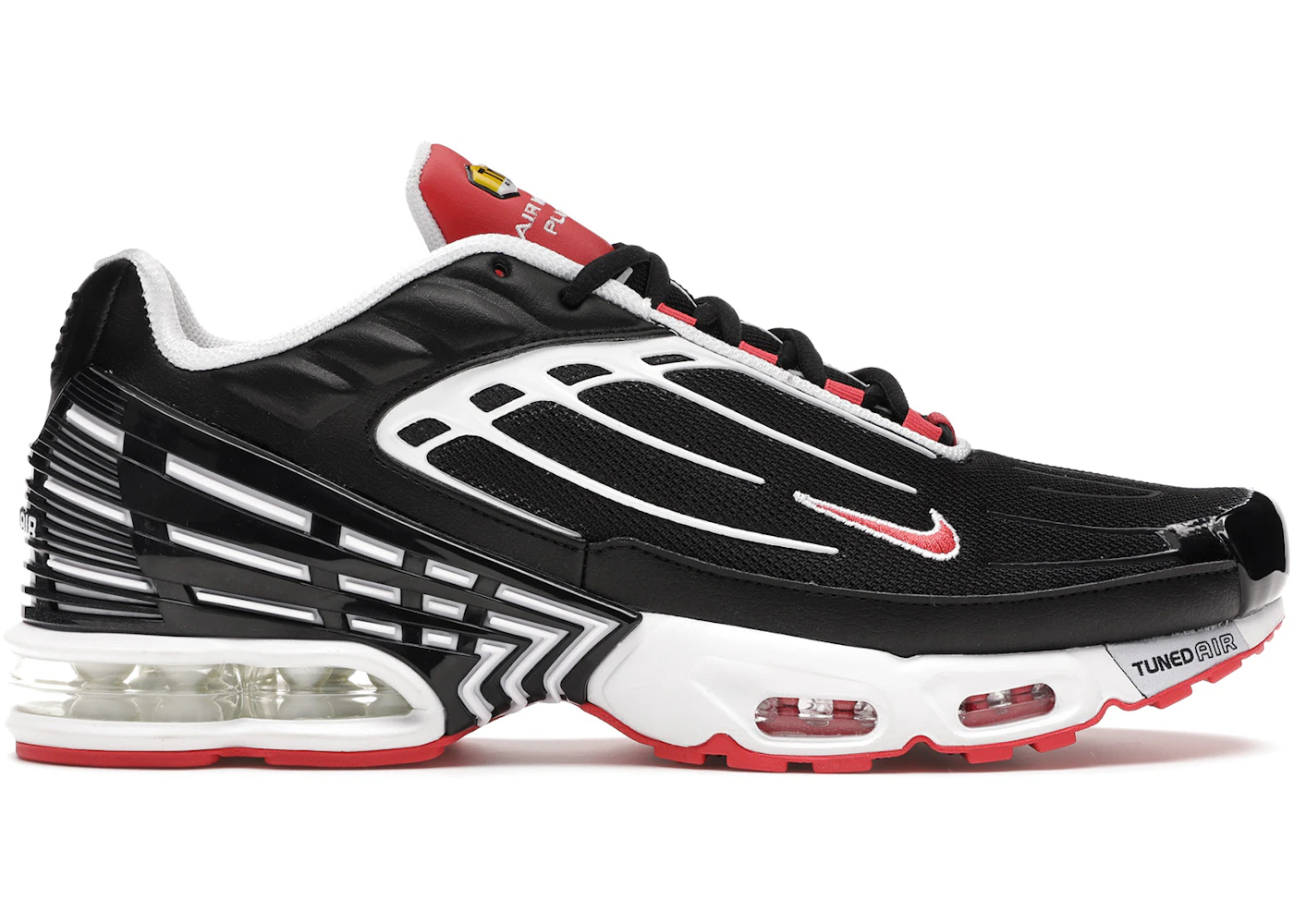 Air max plus 3 black white red Clearance