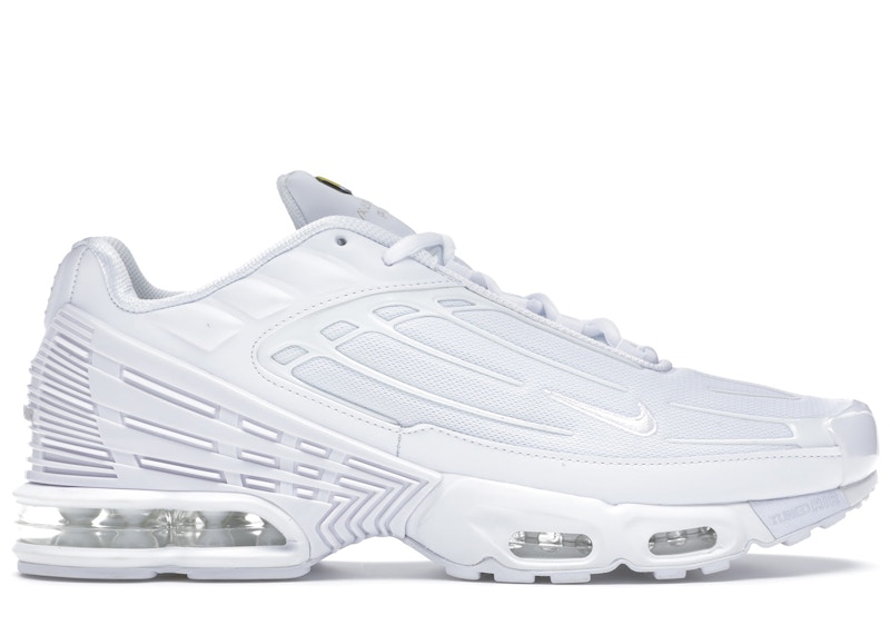 triple white nike tns