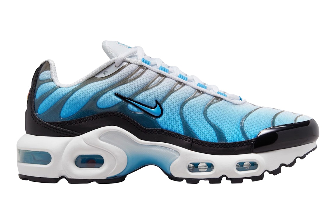 Pre-owned Nike Air Max Plus Baltic Blue (gs) In White/baltic Blue-black