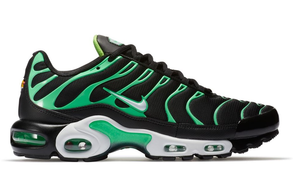 Nike air max 2025 plus green and black