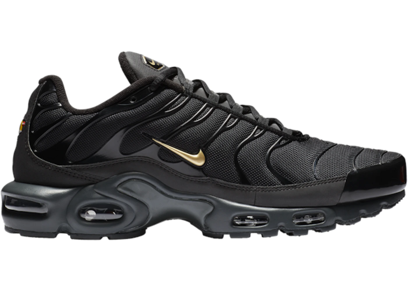Black gold nike hot sale tn