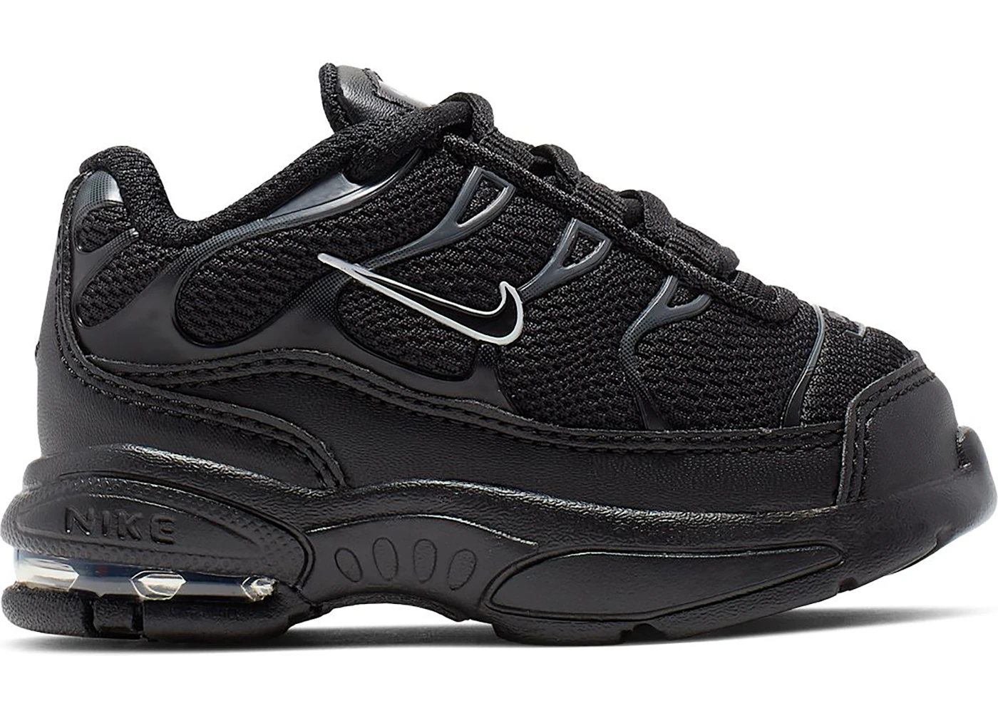 Nike Air Max Plus Black Pure Platinum TD Toddler 314730 053 US