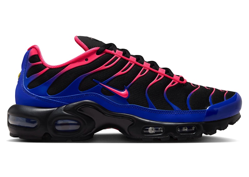 期間限定値下げ！Air Max Plus Black Hyper Pink Nike Air Max Plus Black Racer Blue Hyper Pink (Women's