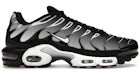Nike Air Max Plus en negro, plateado y blanco