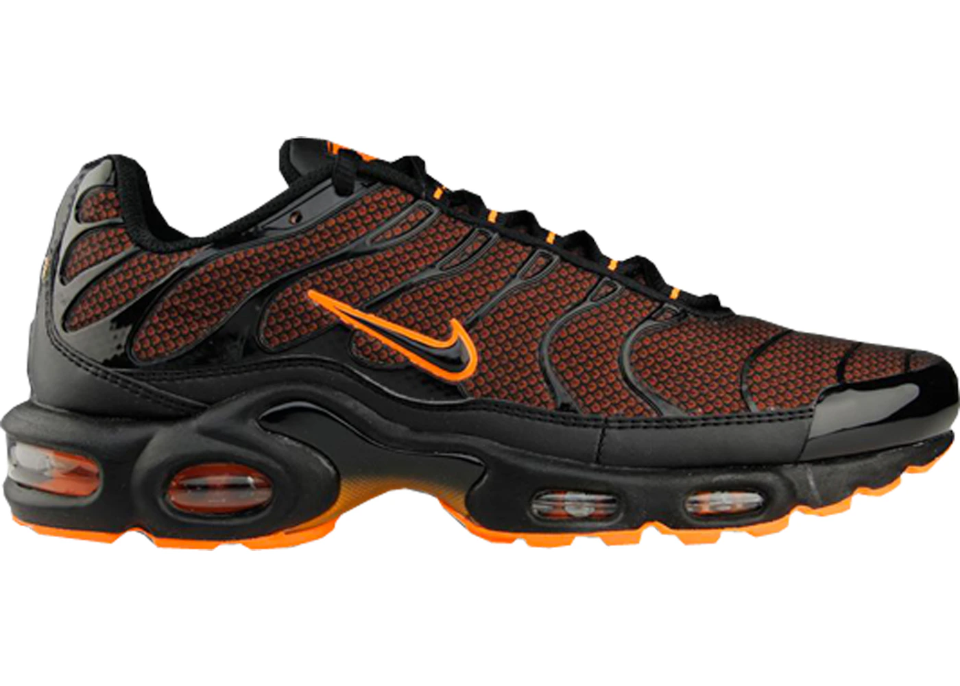 Nike air max 2025 plus black total orange