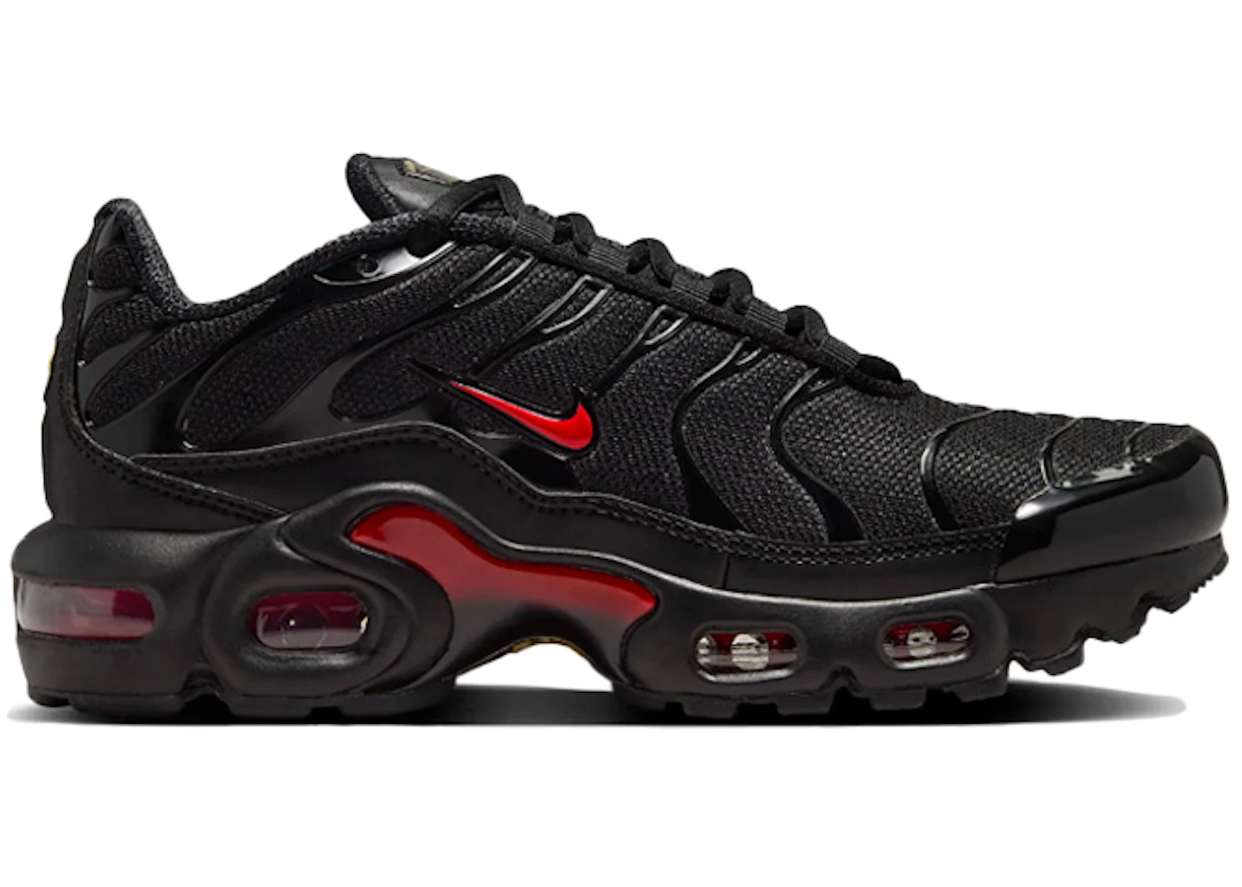 Air Max Plus Boys' Grade School Black Nike Air Max Plus Tn