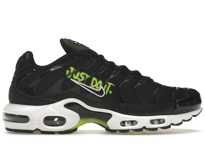 Nike Air Max Plus Black Volt Just Do It Men s DJ6876 001 US