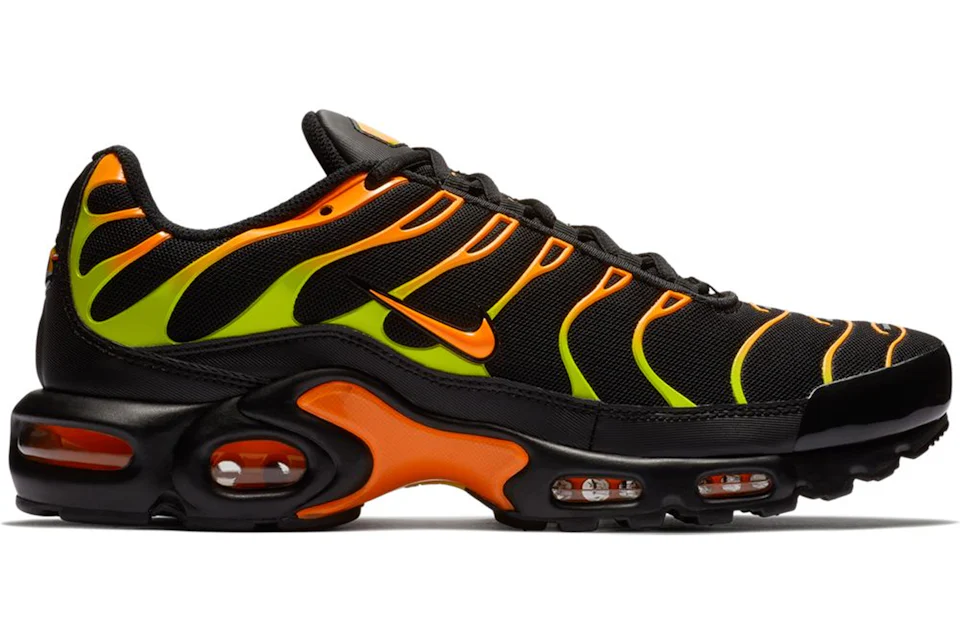 Nike Air Max Plus Black Volt Total Orange Men s 852630 033 US