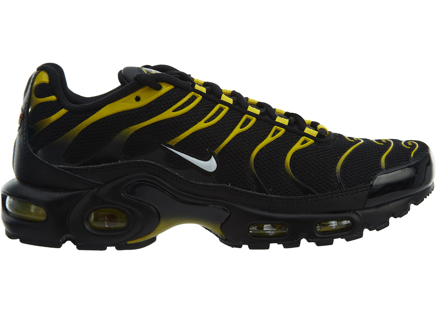Yellow and black nike tn Clearance