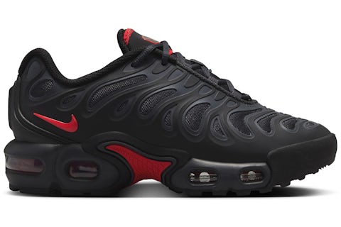 Nike Air Max Plus Drift Black Dark Smoke Grey University Red (GS