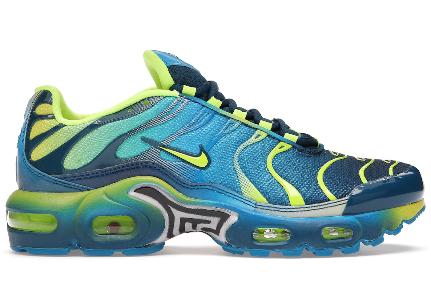 Blue Fade Air Max Plus Blue/black/white Fade Nike Vapormax Plus