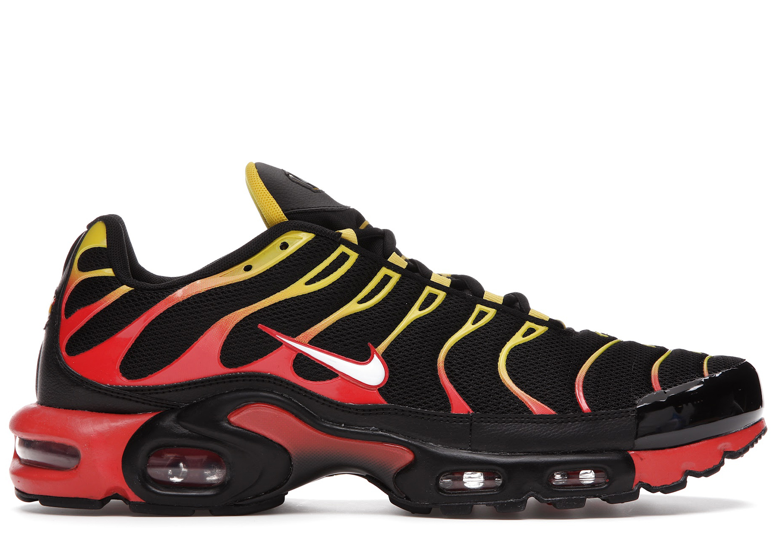 yellow and red air max plus