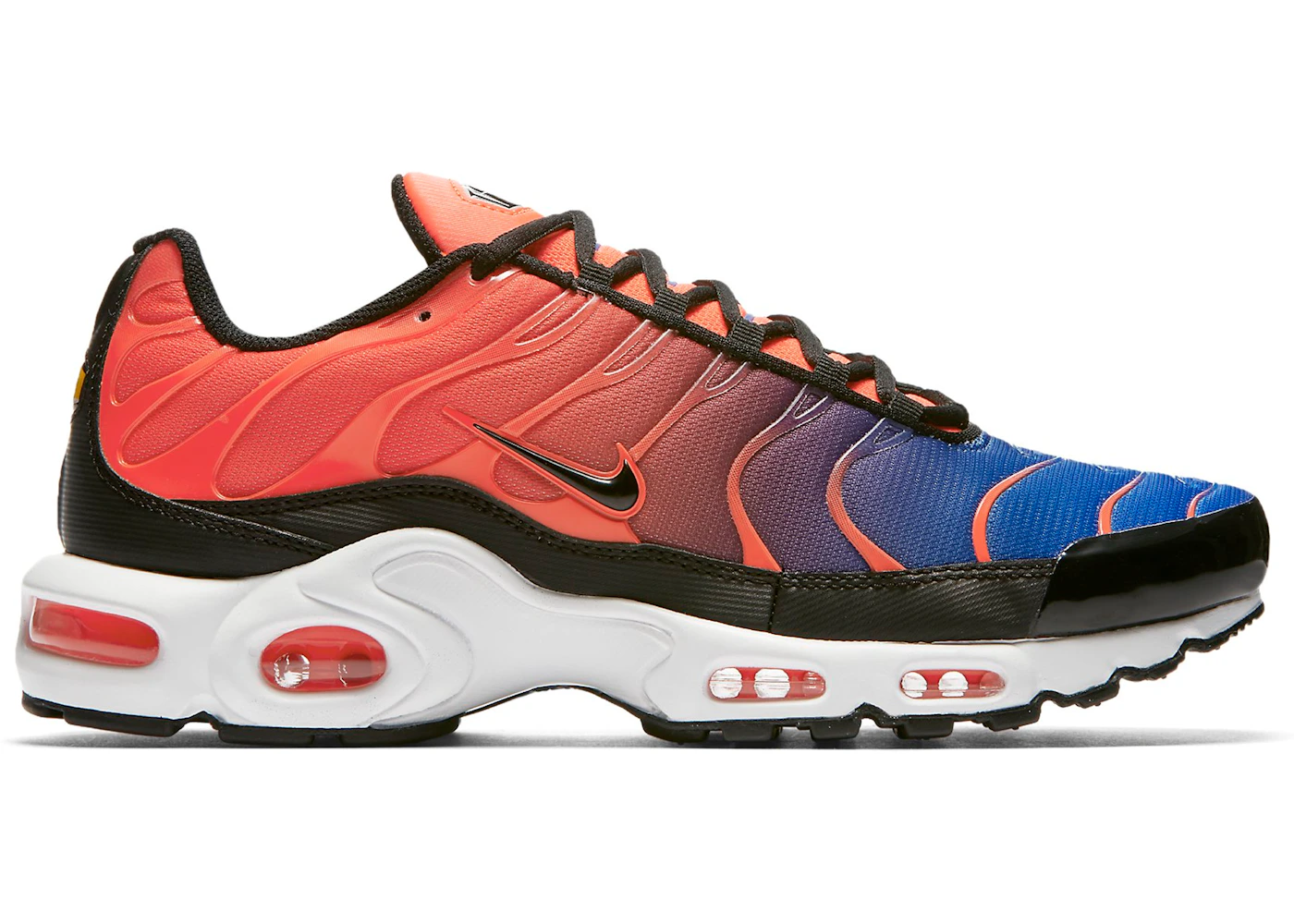 Nike air max plus 2025 black crimson