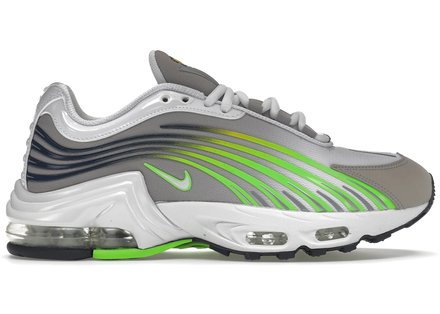 Nike Air Max Plus II Grey Neon Green Men's - CV8840-001 - US