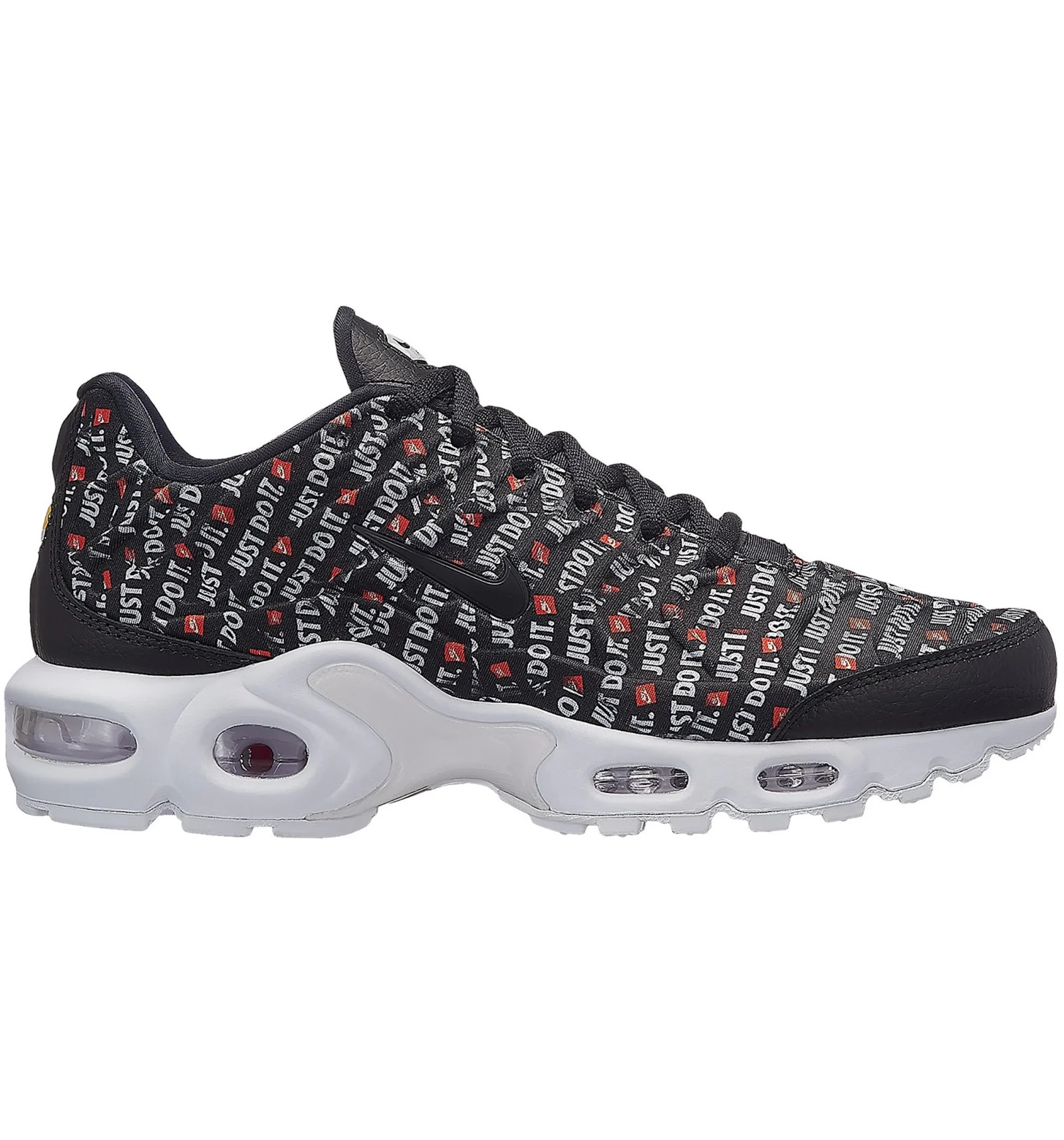 Nike air max plus top just do it black iridescent