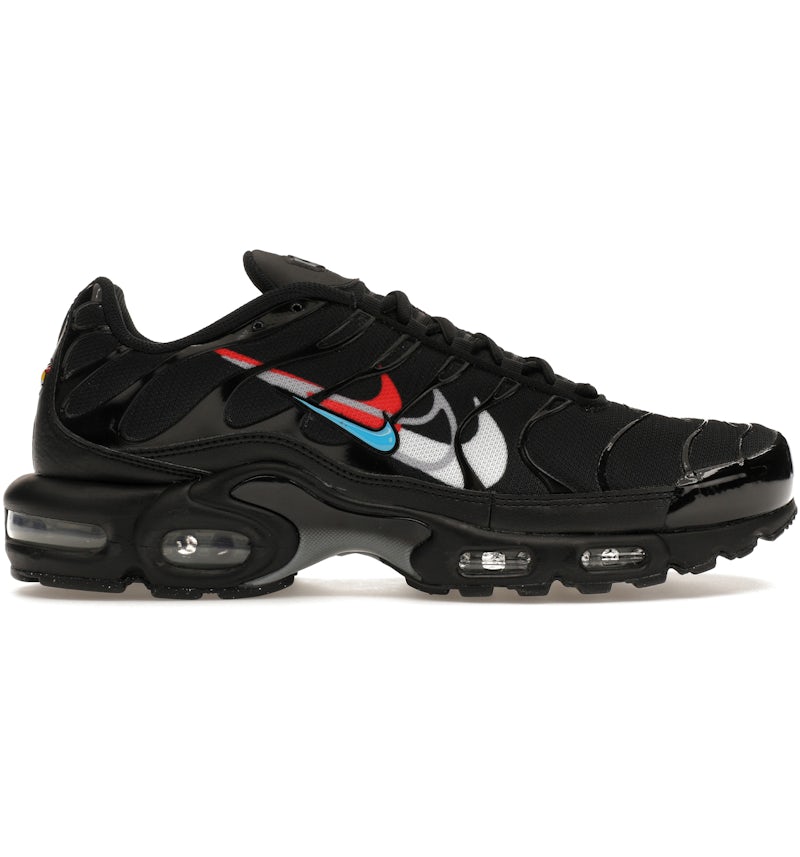 Nike Air Max Plus Multi Swoosh Black Crimson Men's FJ4224-001 US