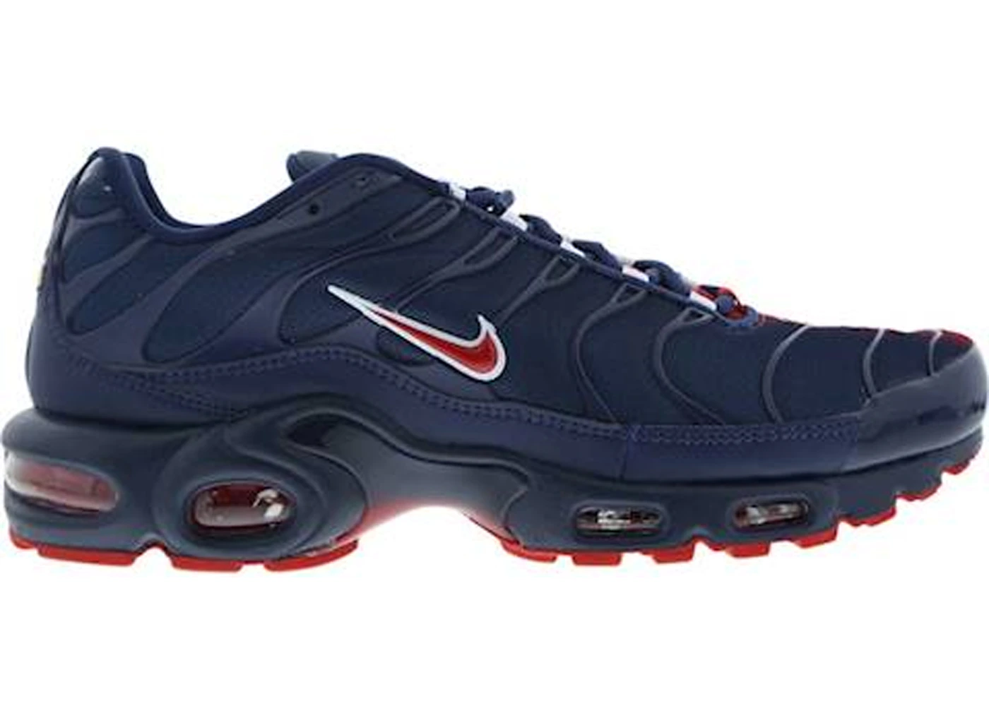 Navy blue nike air top max tn