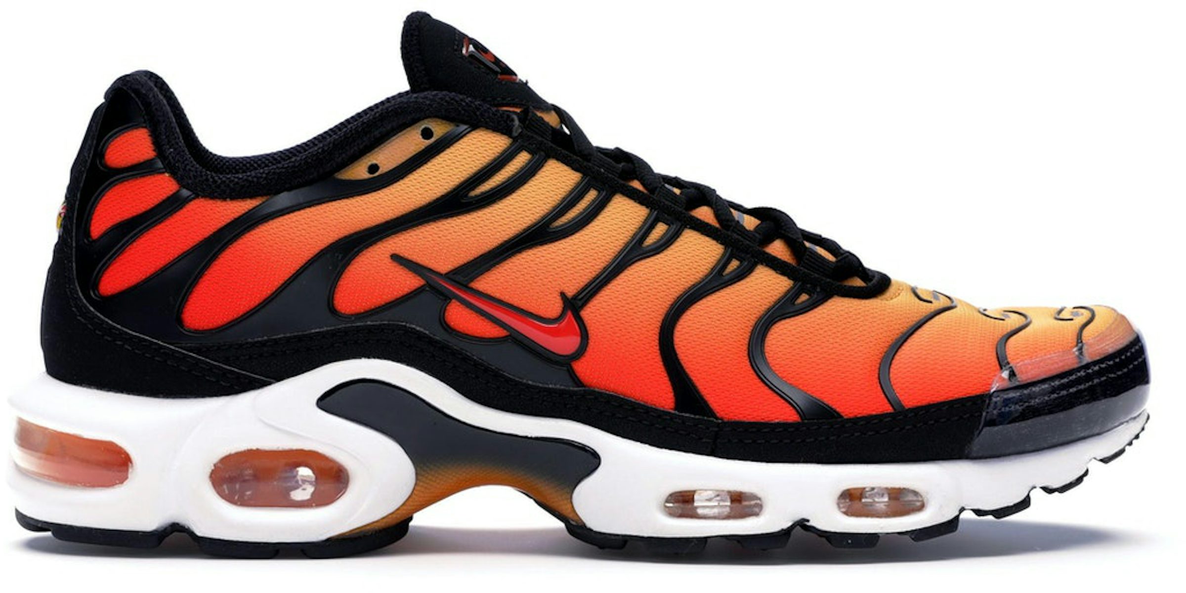 Nike Air Max Plus Sunset Pimento Mens 6 Tiger Orange Black Gradient Shoes