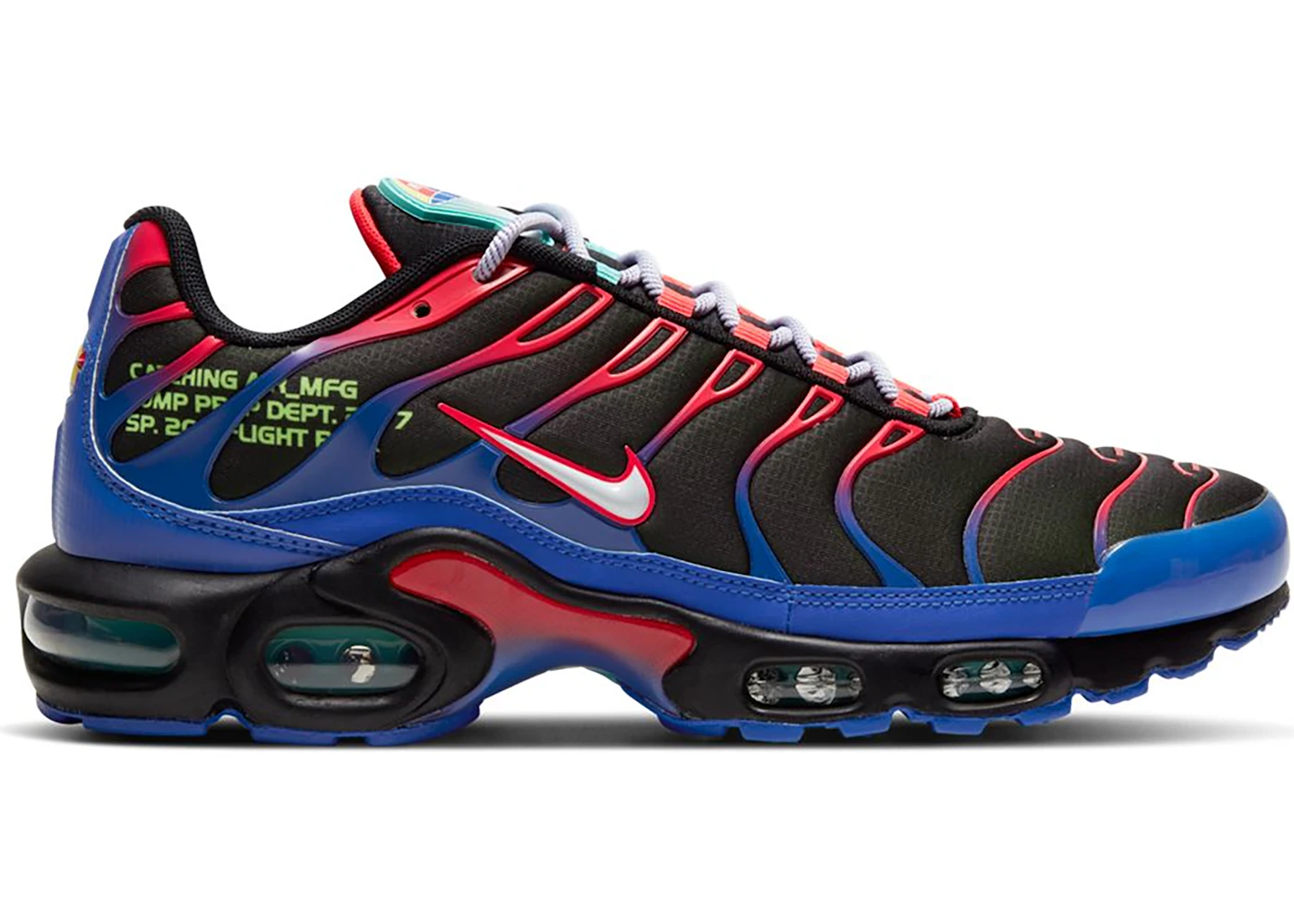 Air max plus 2025 blue and red