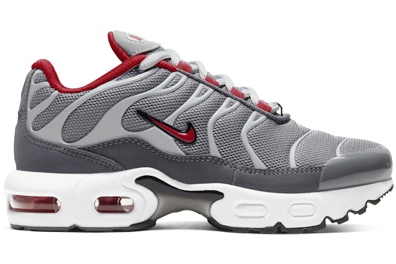 Nike Air Max Plus Particle Grey Iron Grey Grey Fog University Red (PS)