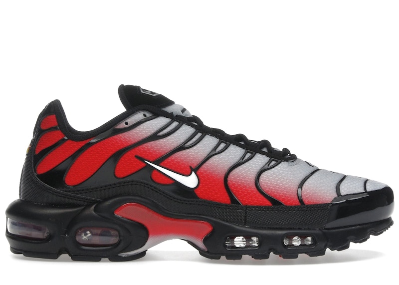 Nike Air Max Plus Pure Platinum University Red Black White Men's