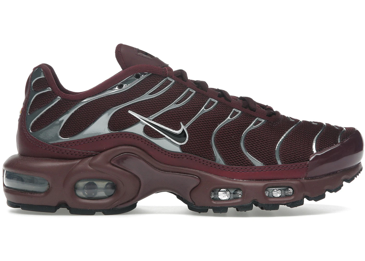 Nike Air Max Plus SE Night Maroon Metallic Silver (Women's