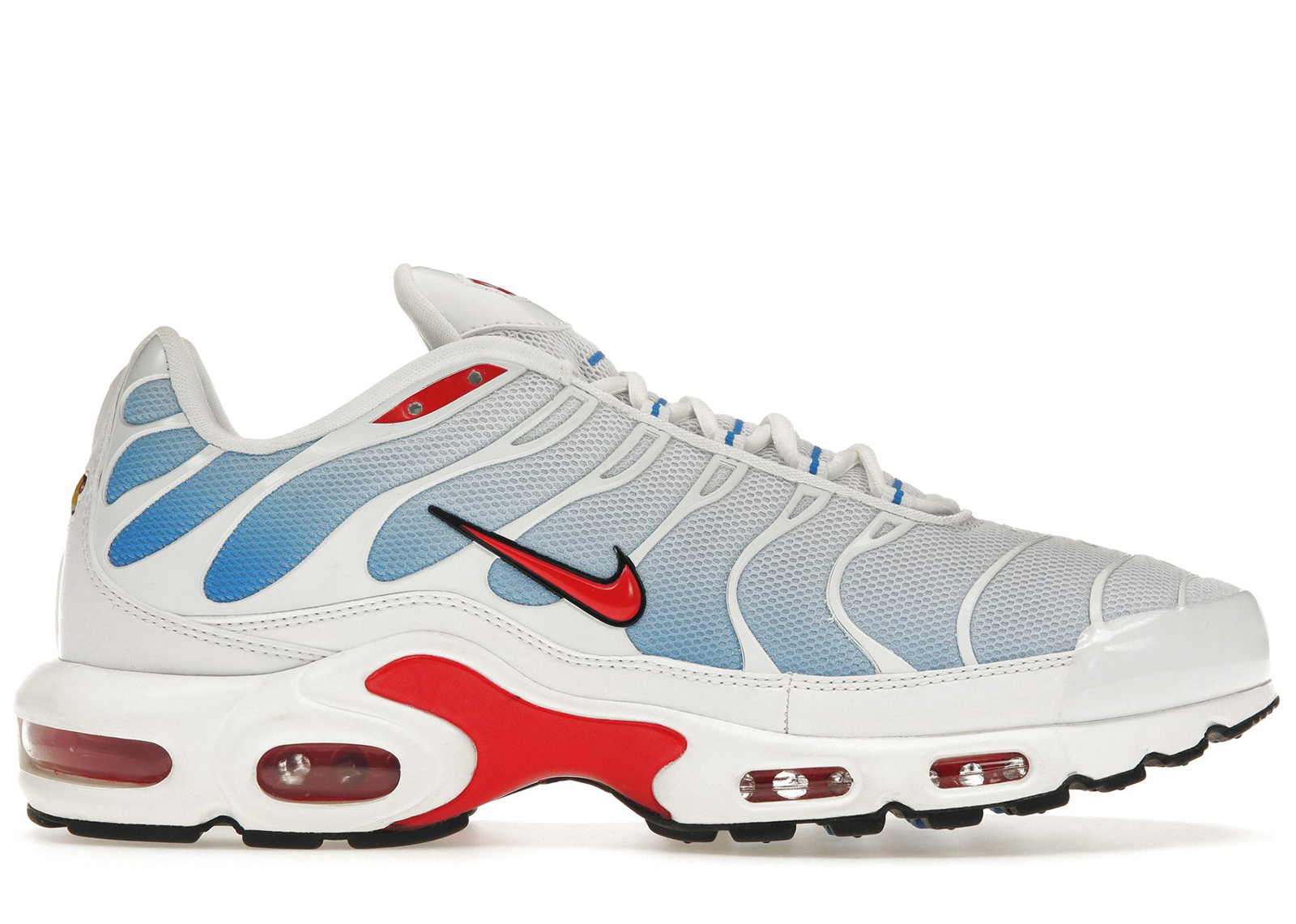 Air max plus hot sale red and blue