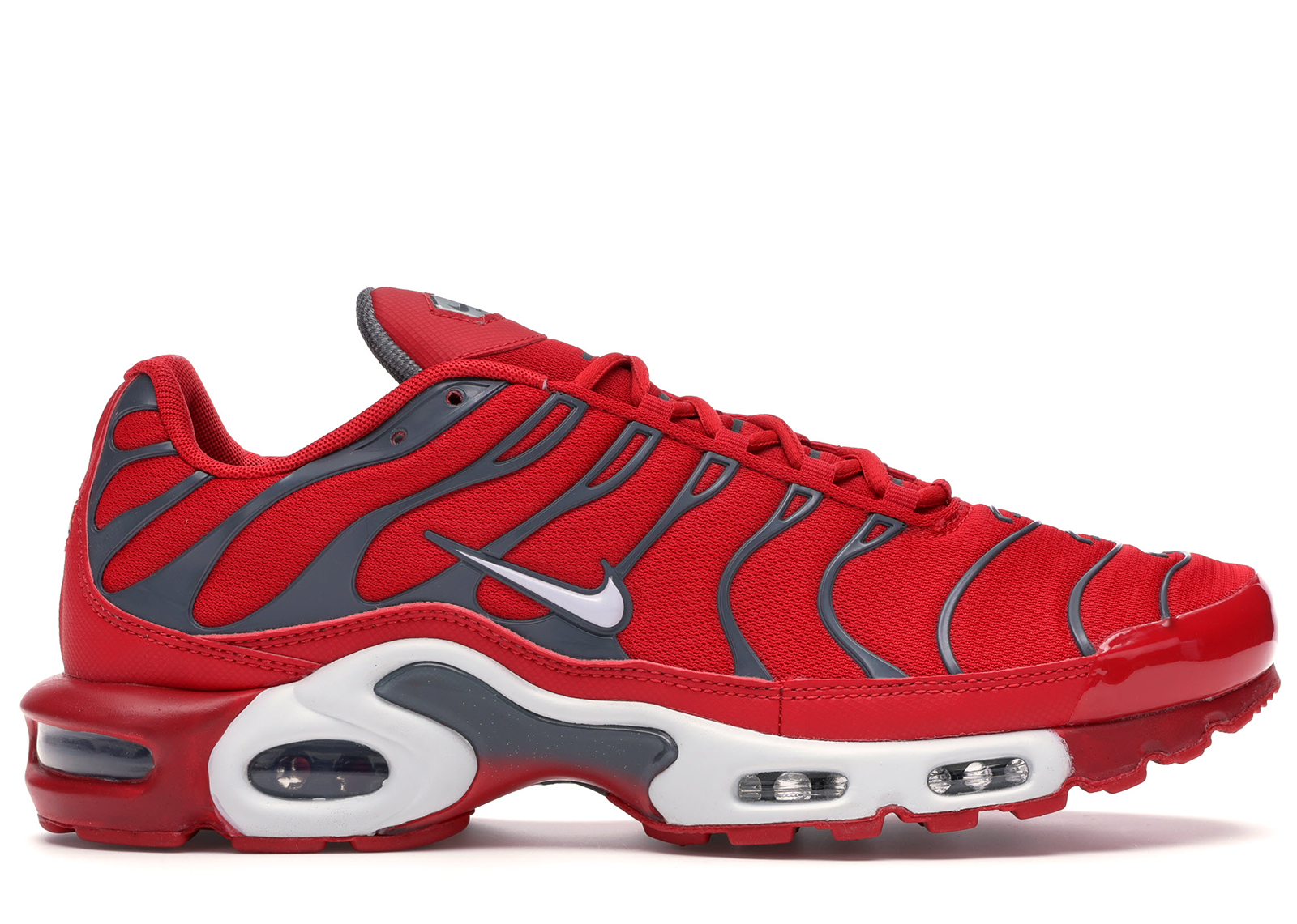 nike air max plus red and white