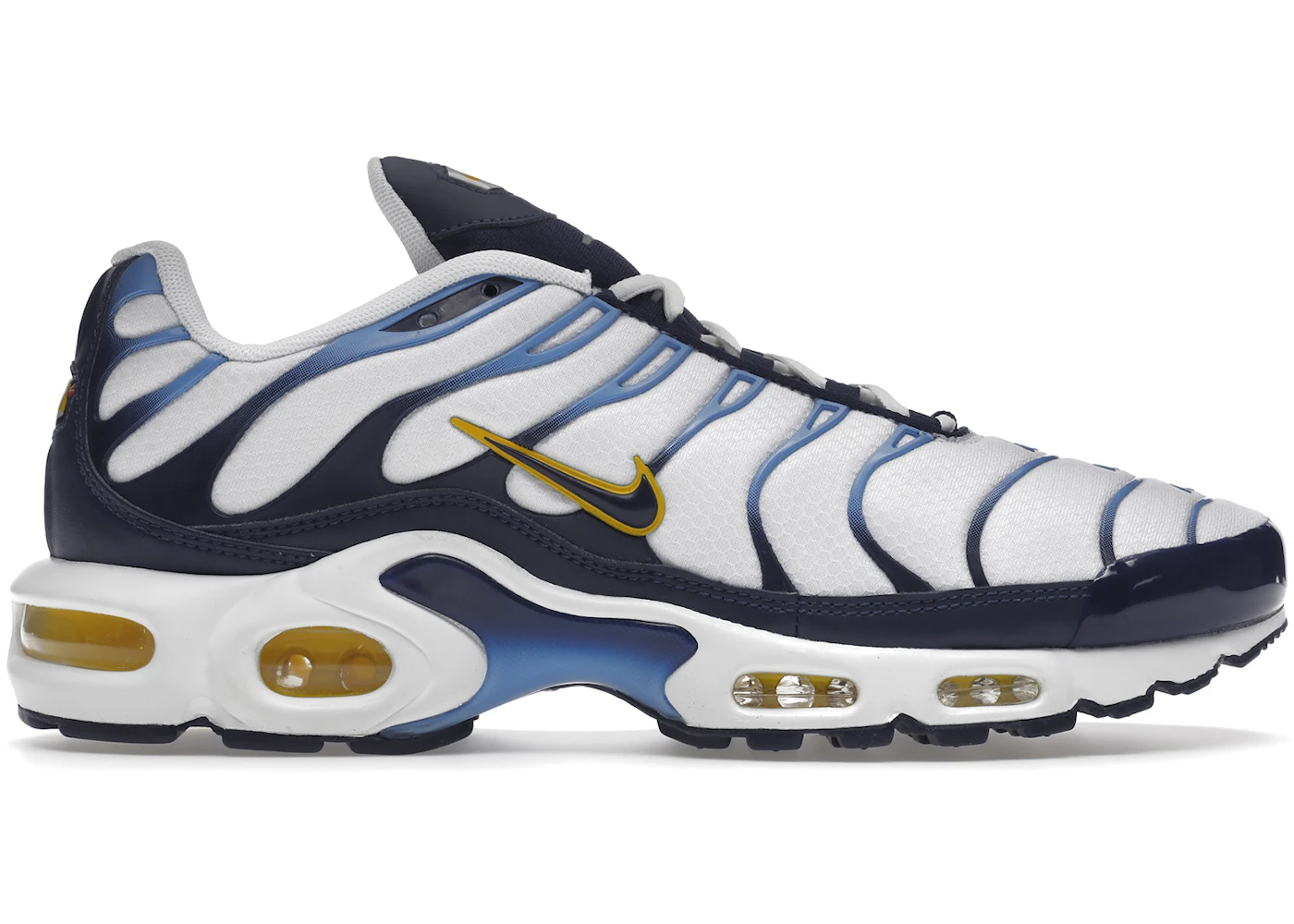 Nike air max plus tn white and gold Clearance