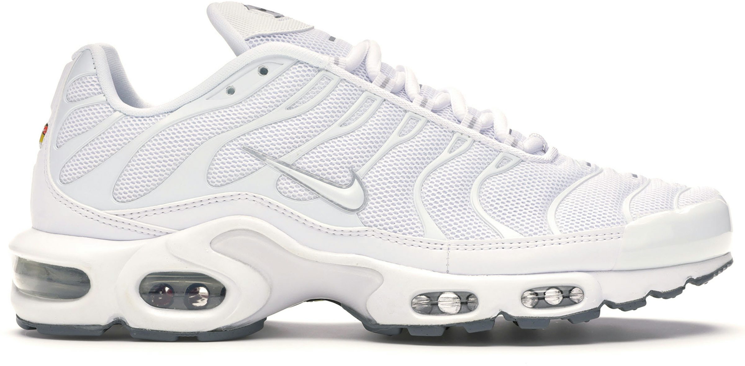 New NIKE Air Max Plus TN classic Men's Athletic Sneakers white all sizes