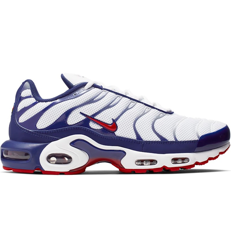 Nike Air Max Plus White Red Blue Men s CJ9928 100 US