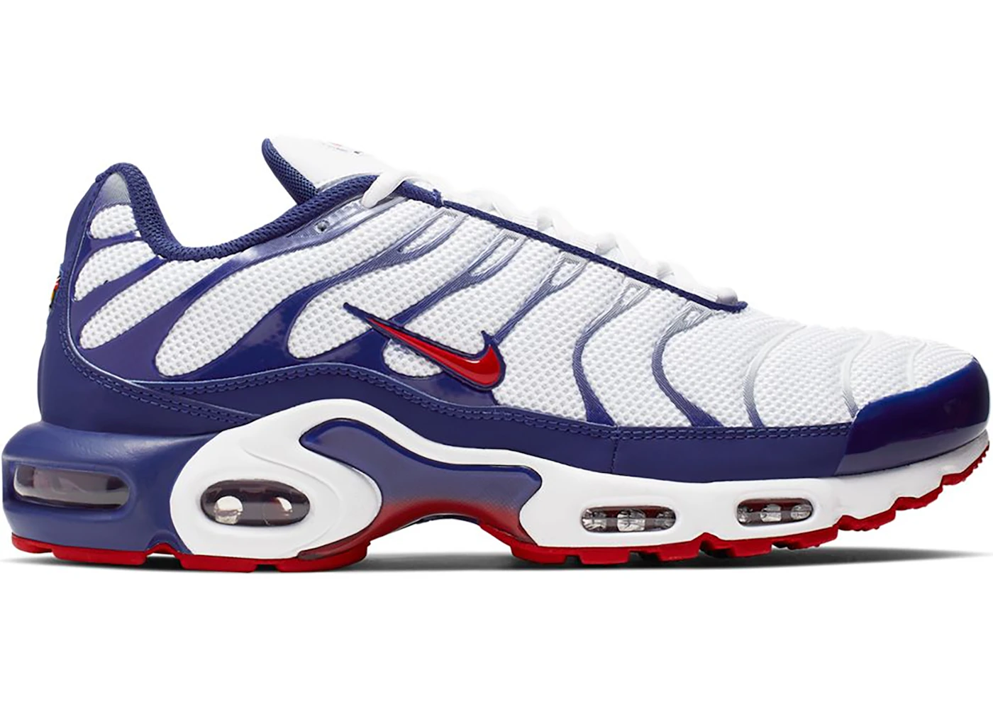 Air max plus blue top red