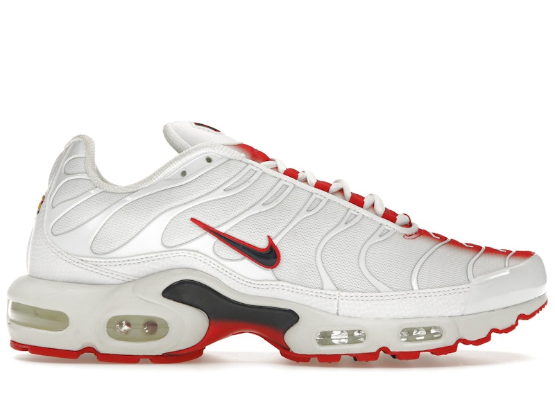 Nike Air Max Plus White University Red Men s FN3410 100 US