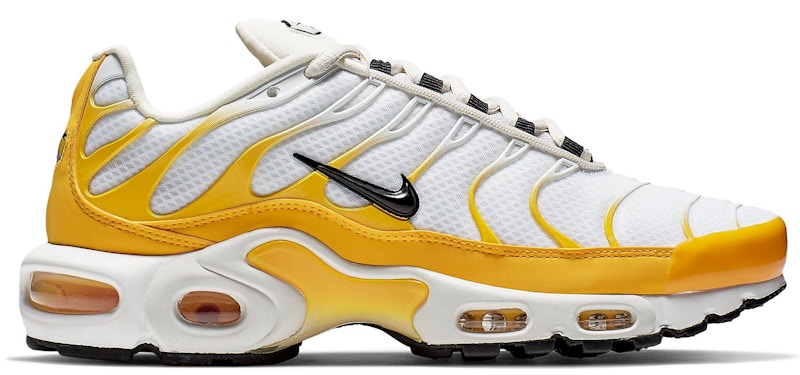 nike air max yellow and white