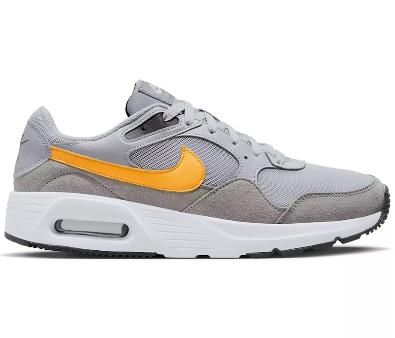 Air max grey hot sale and yellow