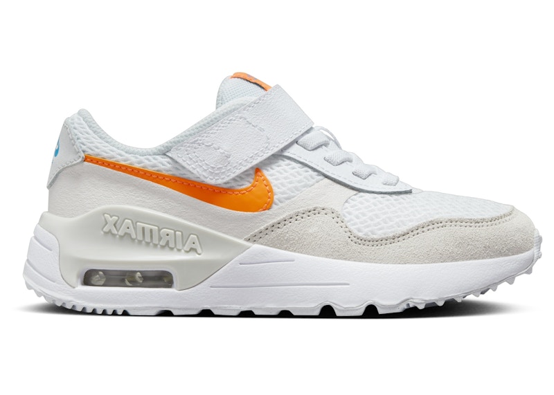 Pre-owned Nike Air Max Systm Total Orange Sneakers In White/phantom/photon Dust