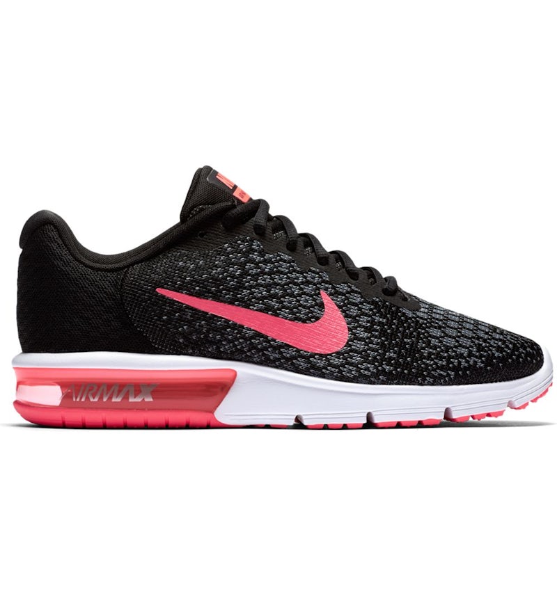 Nike Air Max Sequent 2 Black Vivid Pink Women s 852465 006 US