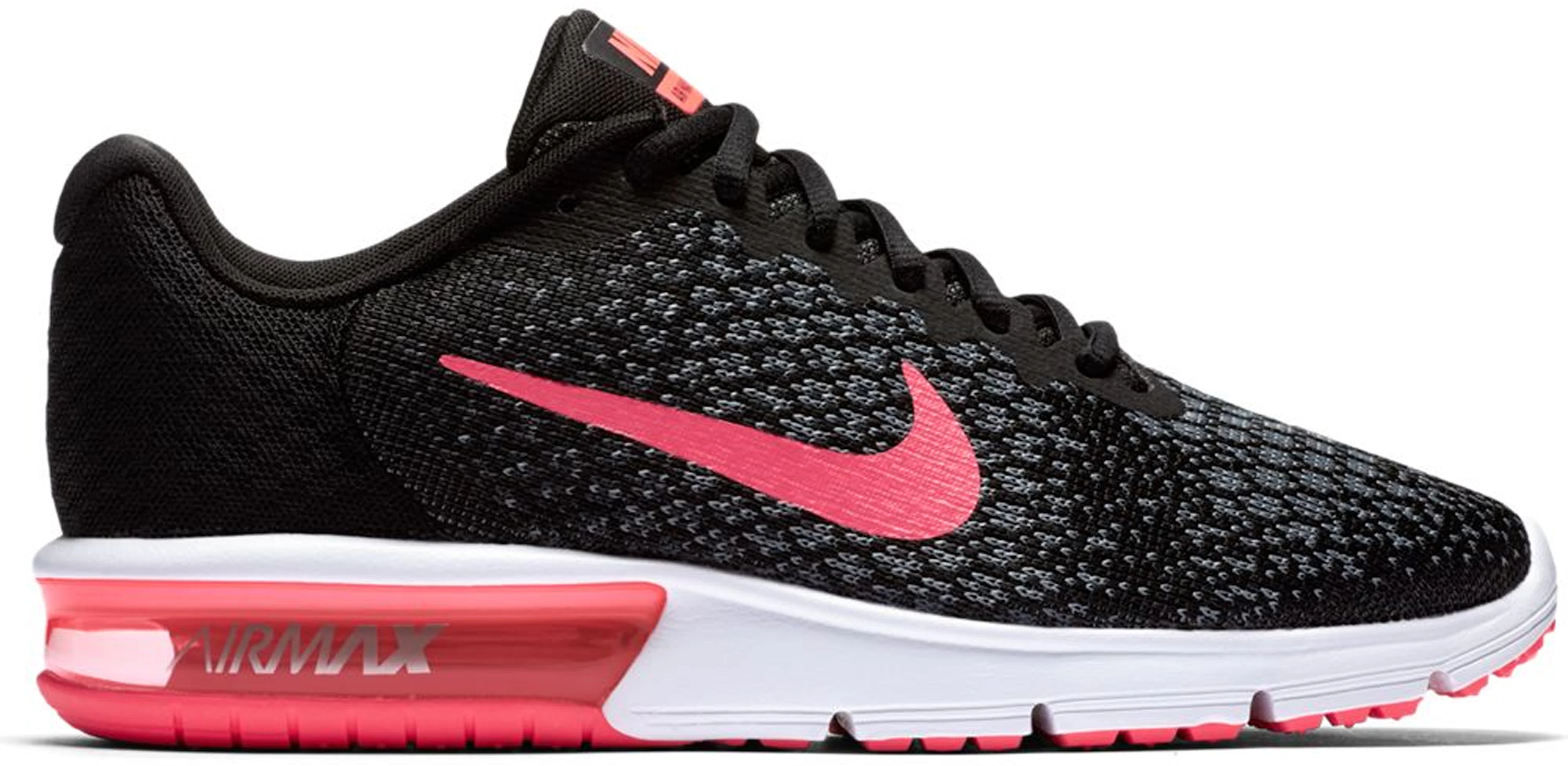 Nike Air Max Sequent 2 Noir Vivid Rose femme Style 852465 006 FR