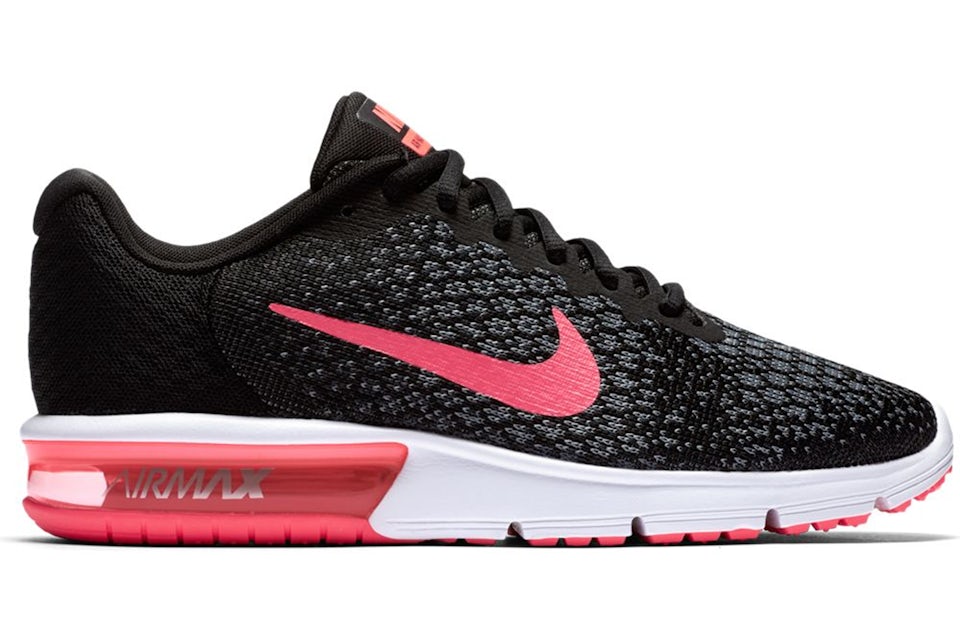 Nike air max sequent 2 black womens on sale
