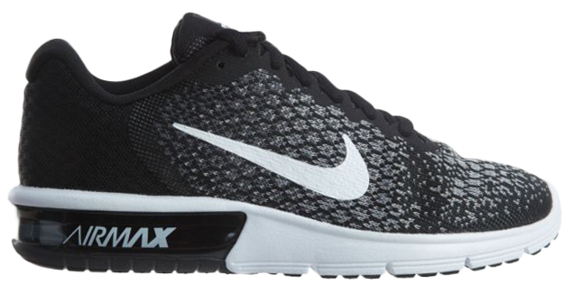 Nike Air Max Sequent 2 Black White-Dark Grey (W) - 852465-002 شاي حرق الدهون