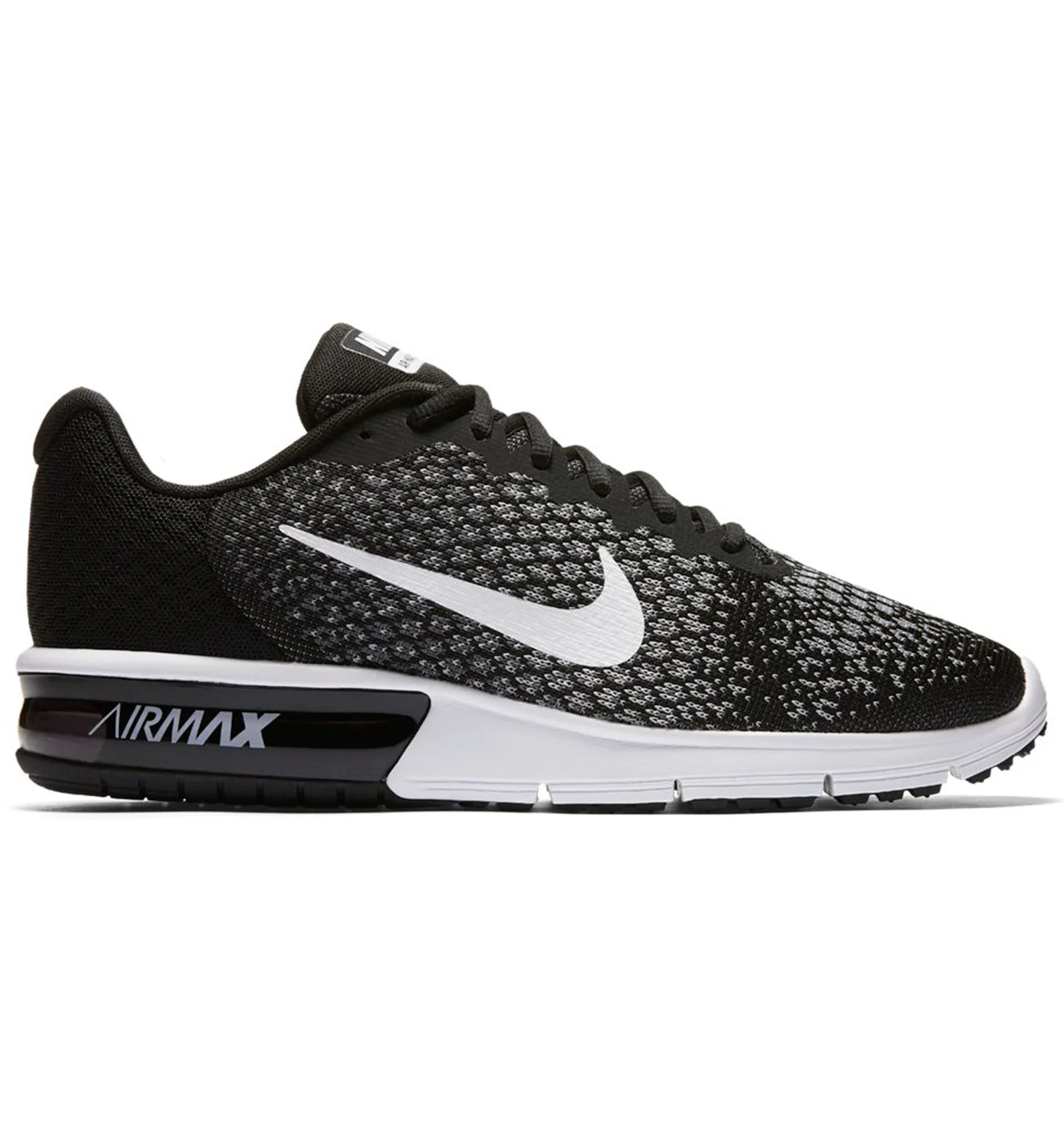 Nike Air Max Sequent 2 Black White Men s 852461 005 US