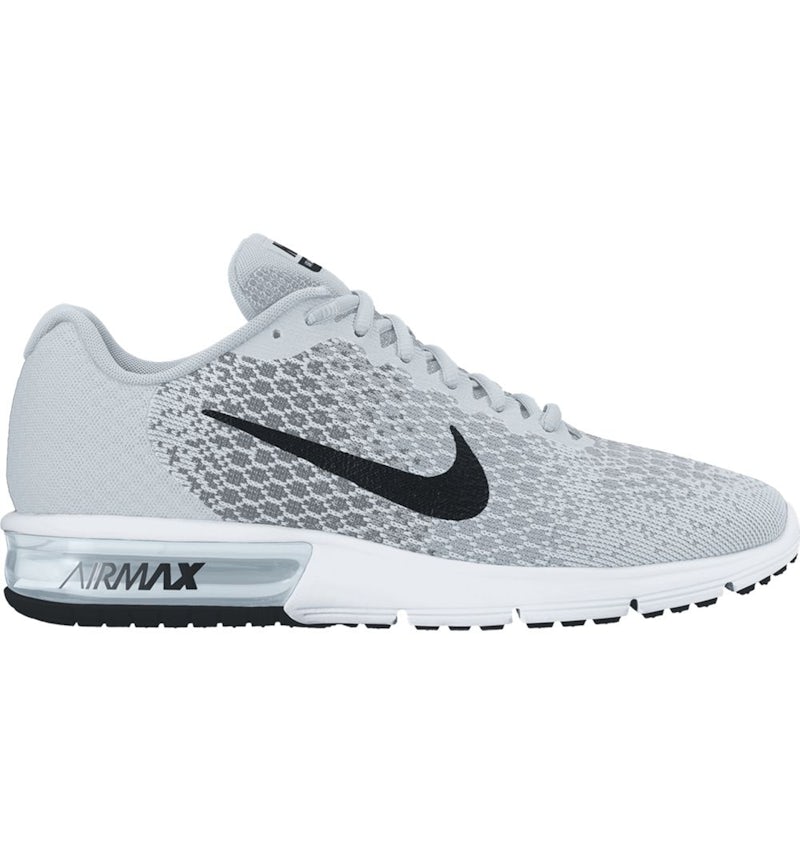 Nike Air Max Sequent 2 Pure Platinum Black Women s 852465 001 JP