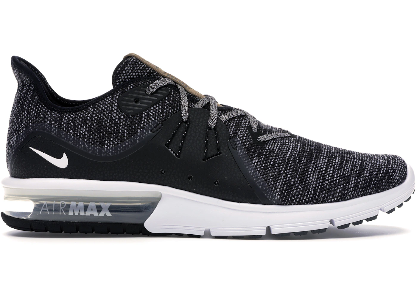 Nike Air Max Sequent 3 Black White-Dark Grey Men's - 921694-011 - US