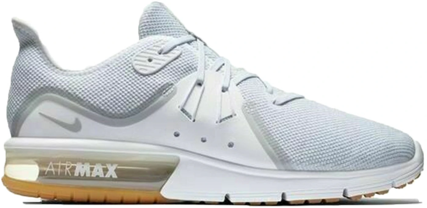 Nike Max Sequent 3 White Platinum Men's - 921694-101 -