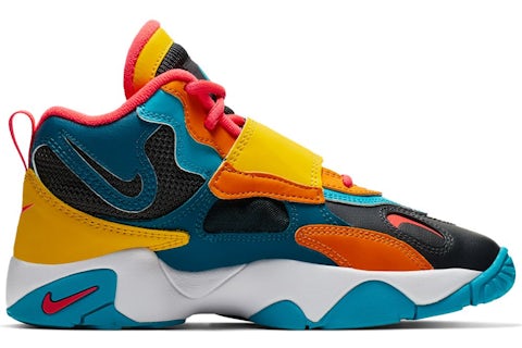 Nike Air Max Speed Turf Green Abyss Amarillo Flash Crimson GS BQ9632 300 US