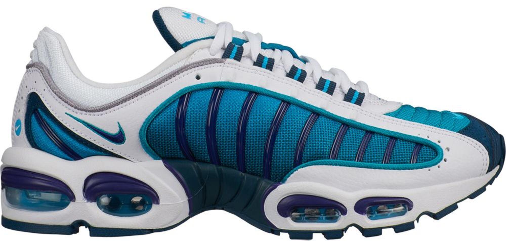 nike air max tailwind white and blue